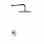 Set grifo de ducha empotrado monomando MONZA cromo de IMEX